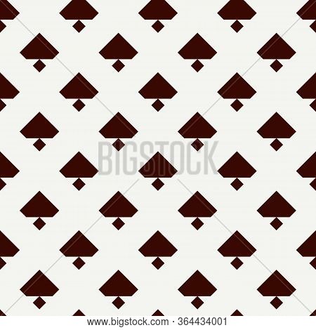 Geometric Seamless Pattern. Minimal Suface Print. Bell Motif Ornament. Simple Geo Background. Orname