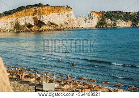 Viewpoint Of Gerakas Beach In The Island Of Zakynthos.