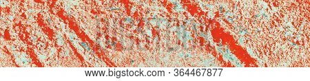 Abstract Red, Orange, Celadon And Aquamarine Colors Background For Design.