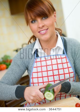 Mulher na cozinha