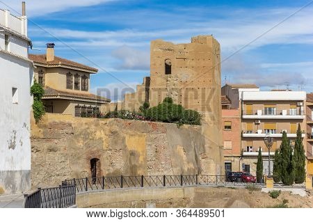 Historic Ferro Tower In The Center Of Guadix, Spain
