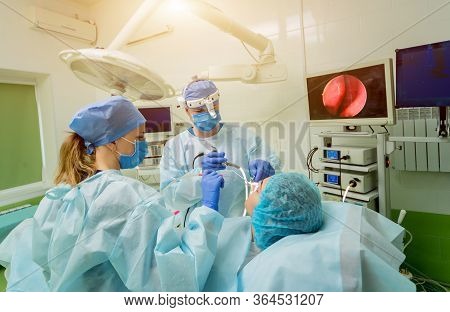 Endoscopic Sinus Surgery. Laser Vaporization Of Nasal Concha