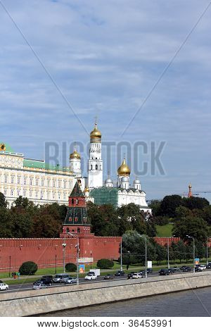 Moskou - 5 SEPTEMBER 2012: Moscow Kremlin op 5 September 2012 in Moskou, Rusland