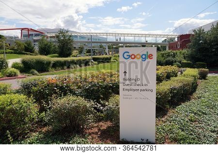 Entry To Google Campus In Kirkland. Washington State. Usa.