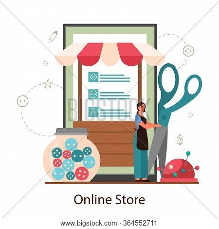 Seamstress Or Tailor Online Shop. Professional Master Sewing Clothes.