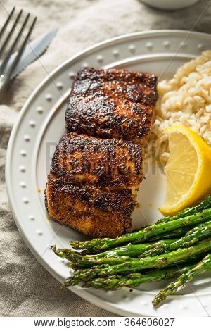 Homemade Blackened Mahimahi White Fish