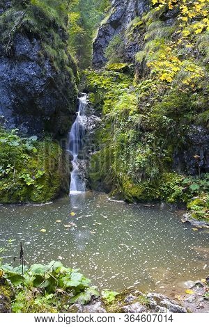 A Small Waterfall At The End Of The Kvaciansko - Prosiecka Valley.