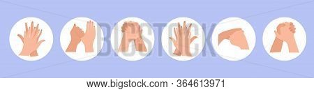 Personal Hygiene Wash Hands Alcohol Sanitizer Gel. Infographic How To Use Sanitizer To Make Base Hyg