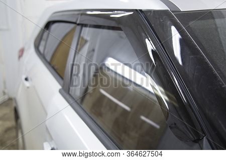 Deflectors For Side Windows Of The Car.car Accessory. Additional Equipment.