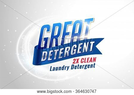 Laundry Detergent Packaging Concept For Clean Fabrics