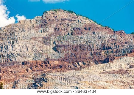 Erzberg iron mine in Styria in Austria