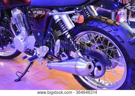 Pasig, Ph - March 9 - bristol Br 400i Motorcycle At Ride Ph Motorcycle Show On March 9, 2019 In Pasi