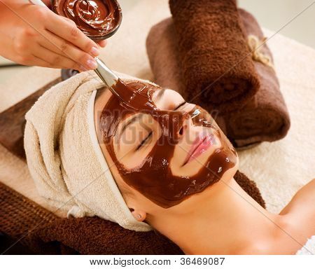 Chokolade luksusspa. Ansigtsmaske