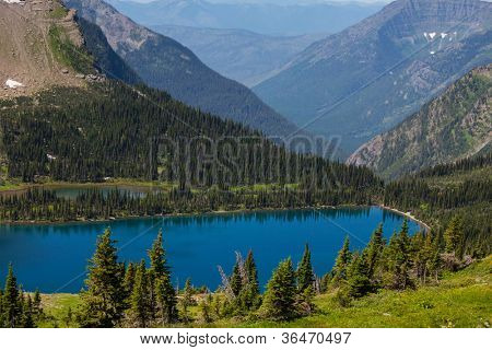 Versteckten See im Glacier National Park, Montana