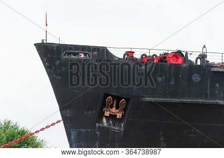 Llanerch-y-mor, Uk : Jul 31, 2019: Passenger Ferry Steam Ship, Tss Duke Of Lancaster Operated From 1