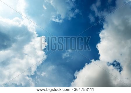 Dramatic Sky With Stormy Clouds. Nature Background