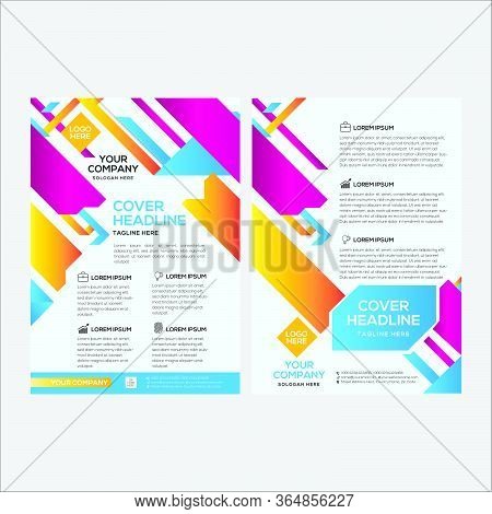 Modern Colorful Business Flyer Design With Double Side