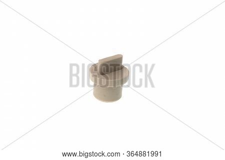 Plastic Ppr Male Cap End Fitting For Water Pipes, Isolated On White Background
