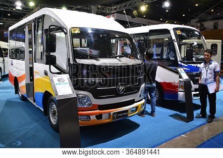 Pasay, Ph - Oct 27 - Foton Public Utility Vehicle At Philippine International Motor Show On October 