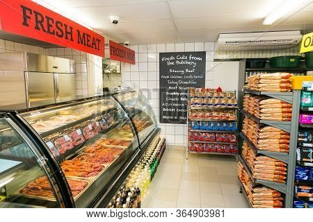 Fully Stocked Butchery And Deli Section At Local Pick N Pay Grocery Store
