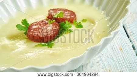 Potage Dubarry With Crisp Chorizo