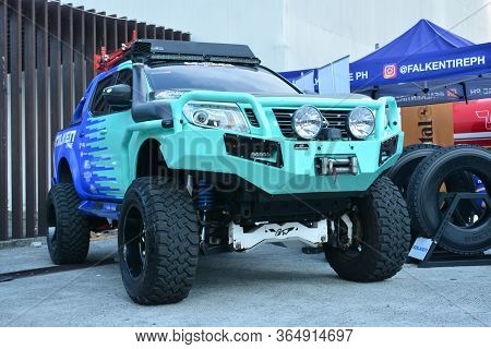 Pasig, Ph - May 18 - Nissan Navara Pick Up At 1st U Trip Rebuilt Truck Show On May 18, 2019 In Pasig