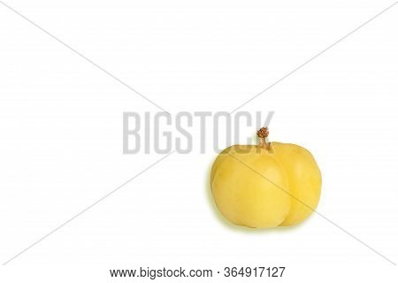 Close-up Star Gooseberry And Isosated On White Background