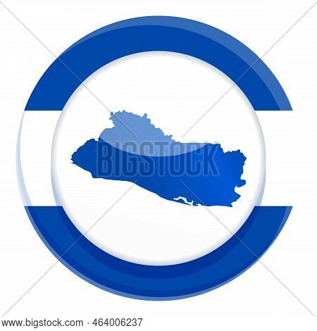 El Salvador Icon Cartoon Vector. Flag Day. City National