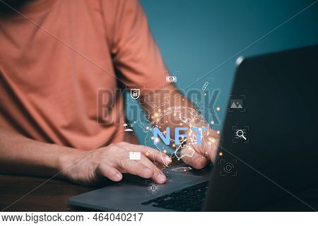 Nft Token In Blockchain Technology, A Non-fungible Token Is A Special Type Of Cryptographic Token Wh
