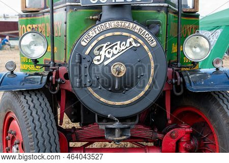 Tarrant Hinton.dorset.united Kingdom.august 25th 2022.a Restored Foden C Type Steam Lorry From 1929 