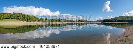 Panoramic Image Of Lake Henne, Sauerland, Germany