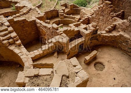 Many Rooms Of Long House Cliff Dwelling In Mesa Verde National Park