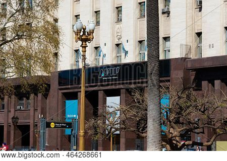 Buenos Aires, Argentina. September 04, 2022. Federal Administration Of Public Income Sign (administr
