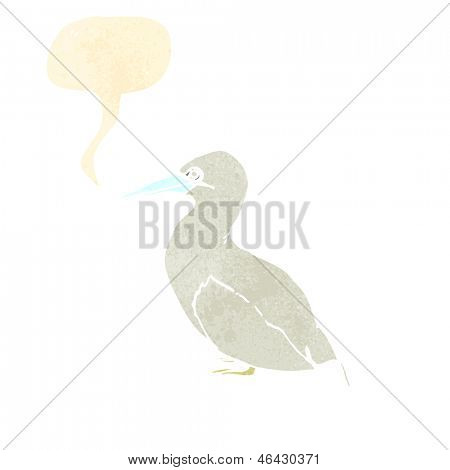 aves marinhas de cartoon retrô