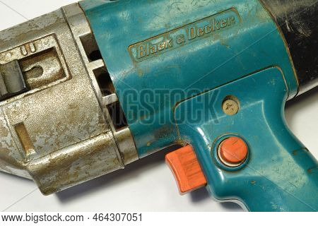 Serbia - Circa 2022  : Triger And Lock Switch On Used 