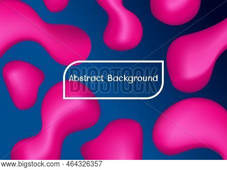 Creative Minimal Buble Trendy Gradient Template For Cover Brochure, Flyer, Poster, Banner Web. Vecto