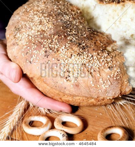 Pane di patate rotto