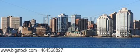 Halifax, Canada - May 21, 2015: Downtown Halifax Skyline On A Sunny Day. Halifax Is The Capital Of T