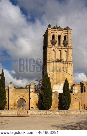Old Church In Becerril De Campos, Palencia, Castilla Y León, Spain.