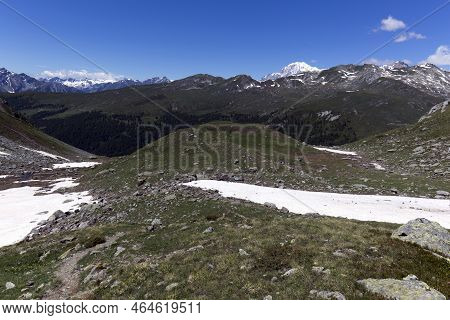 View Of Mountain In Val D'aosta