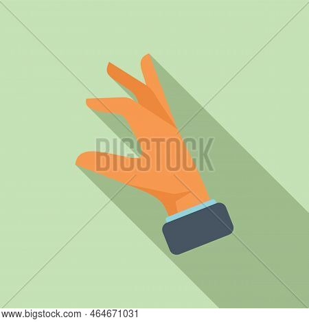 Change Gesture Icon Flat Vector. Finger Ok. Position Up