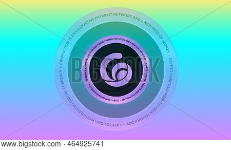 Radio Caca-raca Crypto Currency Images. 3d Illustration. Digital Coins.