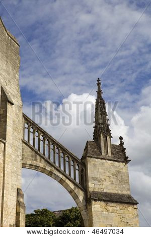 St Michel kathedraal detail in bordeaux, Frankrijk