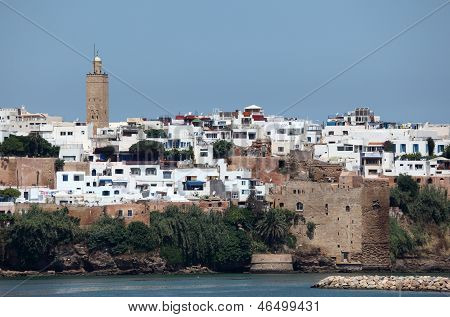 Gamle by i Rabat, Marokko