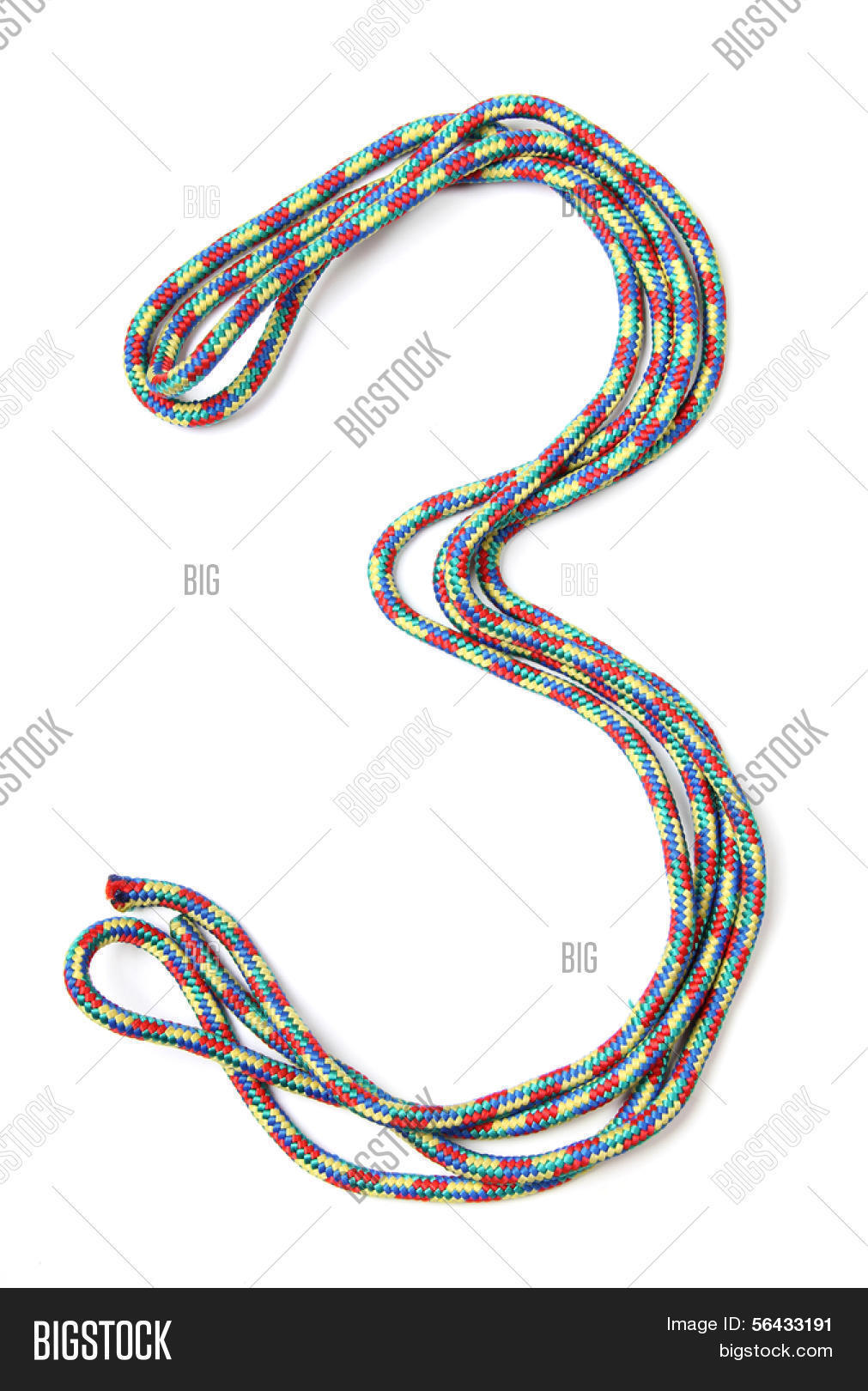Numbers In Rope Letters Numbers Image & Photo (Free Trial) | Bigstock