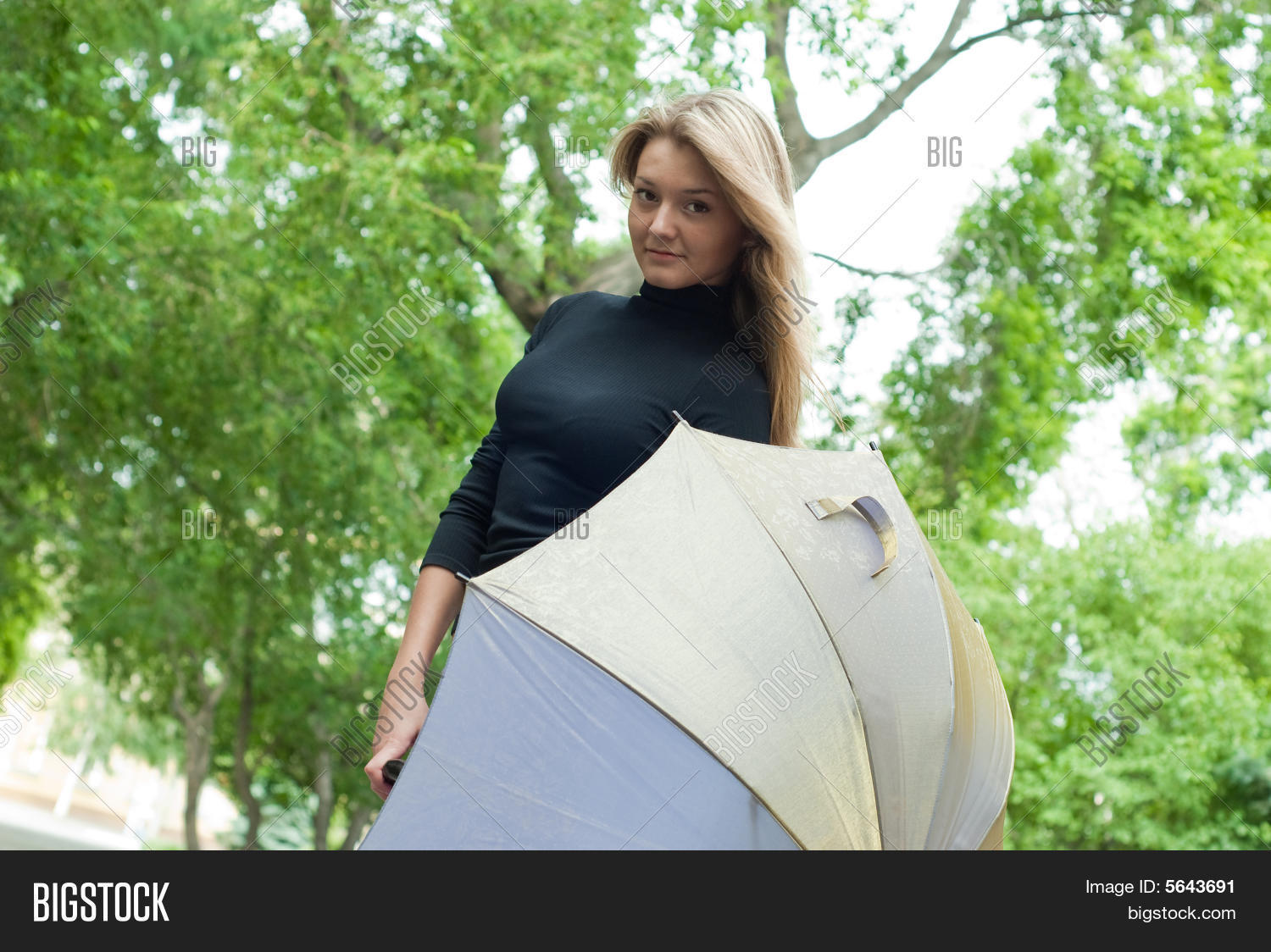 Girl Umbrella Image & Photo (Free Trial) | Bigstock
