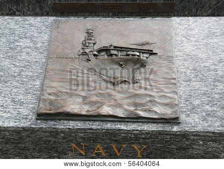 Navy 3D Relief Kunst Skulptur in San Francisco