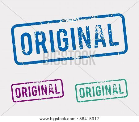 Oprindelige gummistempel