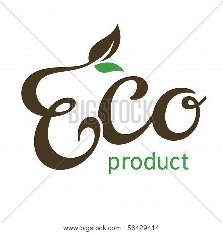 Eco výrobek nápisy