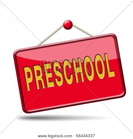 preschool education kindergarten nursery school or playgroup